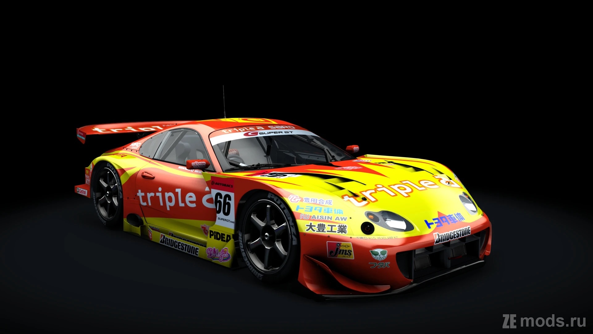 Мод Toyota Supra JZA80 GT500 2005 (1.5) для Assetto Corsa