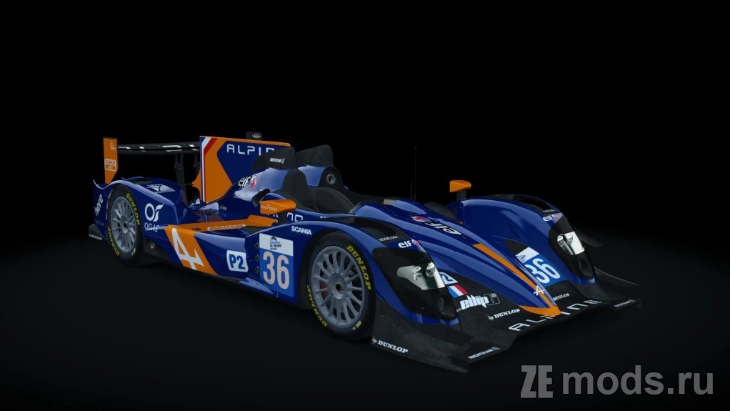 Мод Alpine A450 LMP2 (1.1) для Assetto Corsa