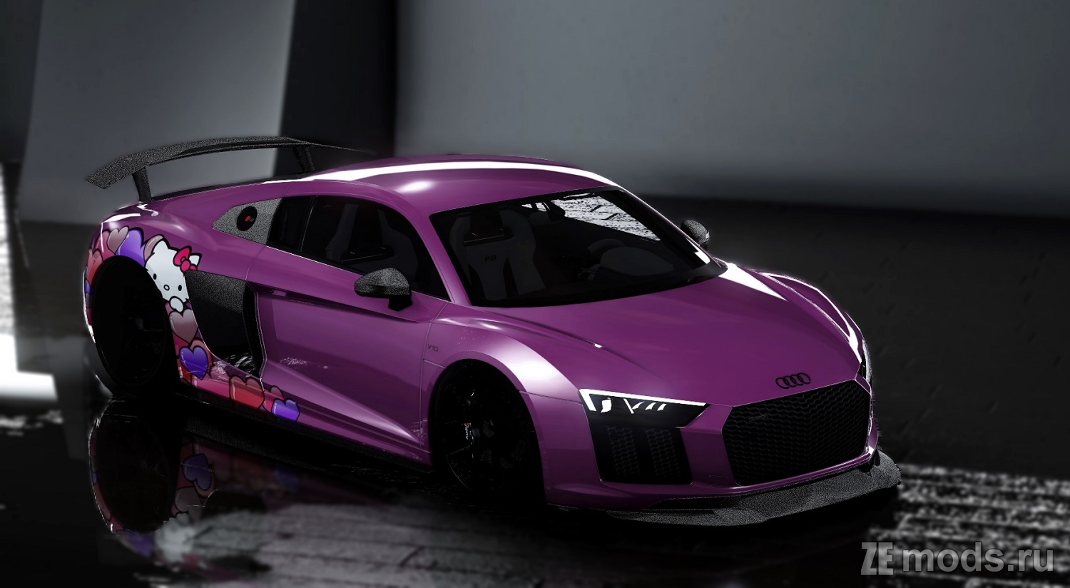 Мод Audi R8 v10 BiTurbo для Assetto Corsa