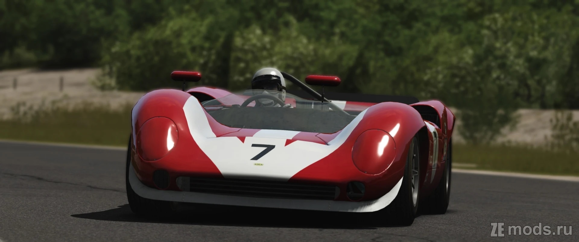 Мод Lola T70 MkII Spyder (rF2) (2.1) для Assetto Corsa