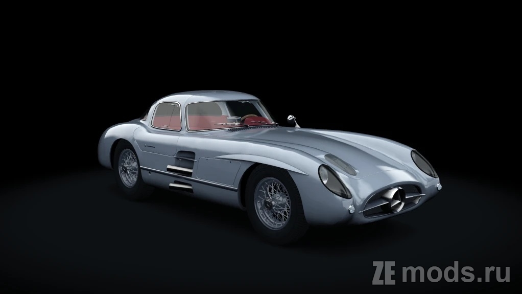 Мод Mercedes-Benz 300 SLR Uhlenhaut Coupe W196S (1.22) для Assetto Corsa