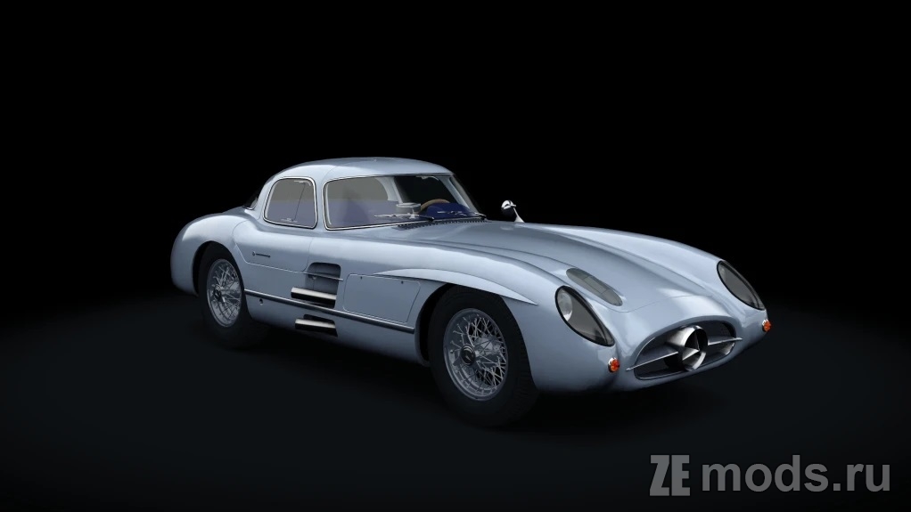 Mercedes-Benz 300 SLR Uhlenhaut Coupe W196S (1.22) для Assetto Corsa