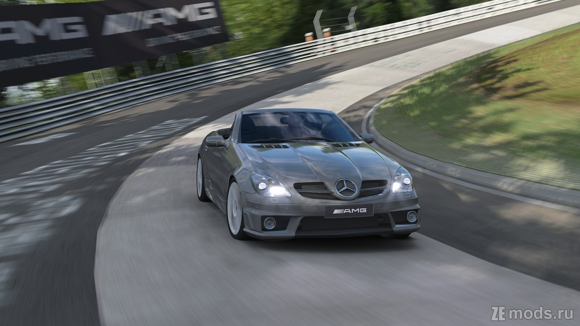 Мод Mercedes-Benz SLK55 AMG 2008 для Assetto Corsa