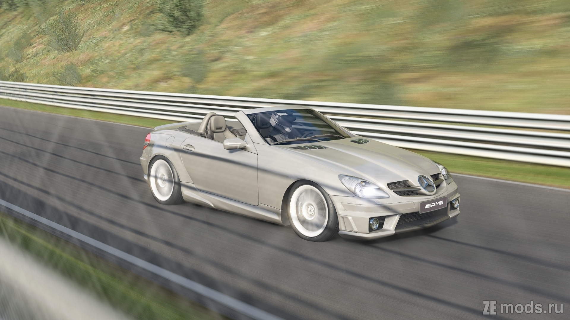 Мод Mercedes-Benz SLK55 AMG 2008 для Assetto Corsa