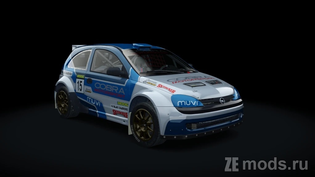 Мод Opel Corsa S1600 (1.1) для Assetto Corsa