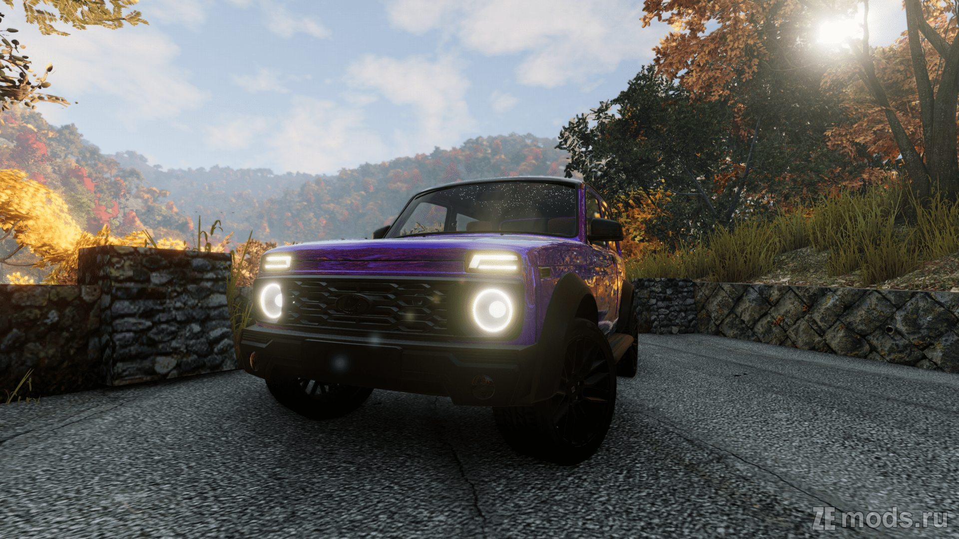 Мод Lada Niva (1.2) для BeamNG.drive