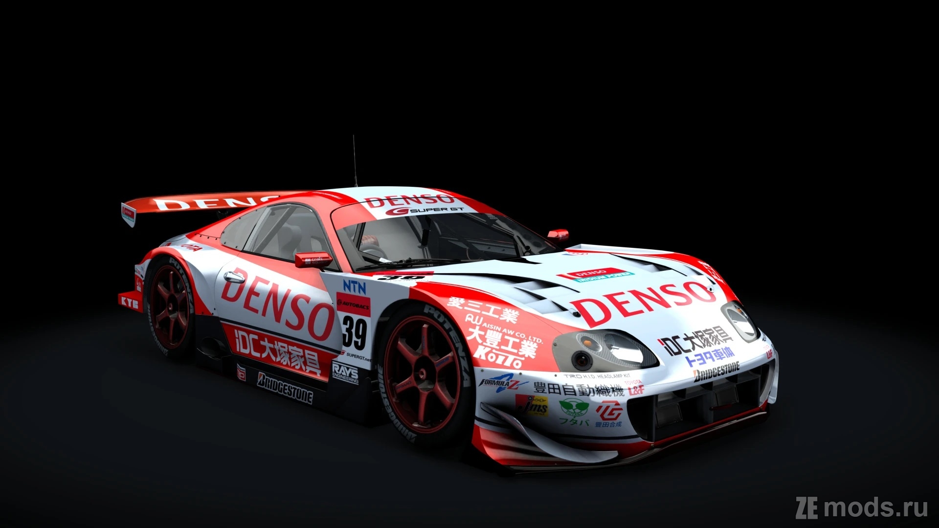 Мод Toyota Supra JZA80 GT500 2005 (1.5) для Assetto Corsa