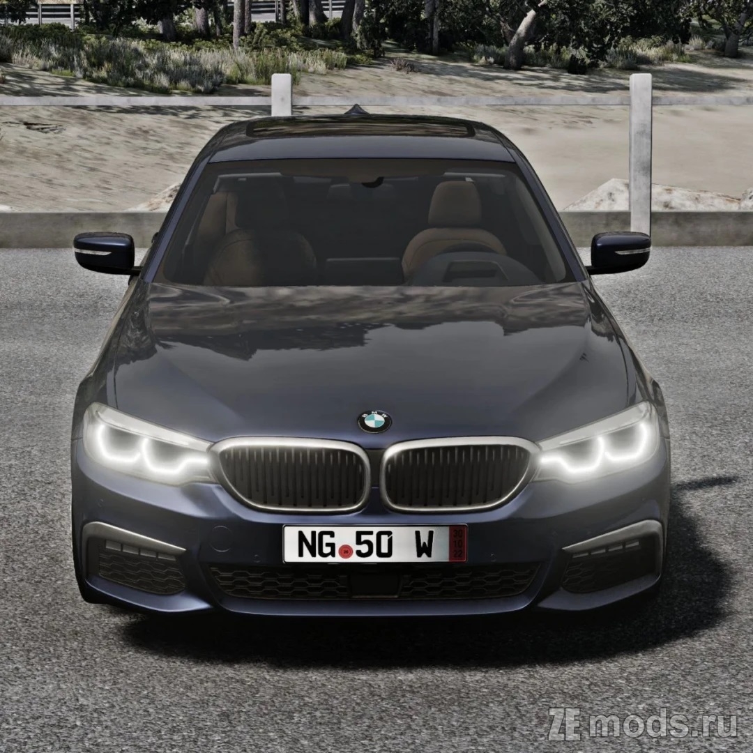 Мод BMW G30 5-Series M5 \ 550i для BeamNG.drive