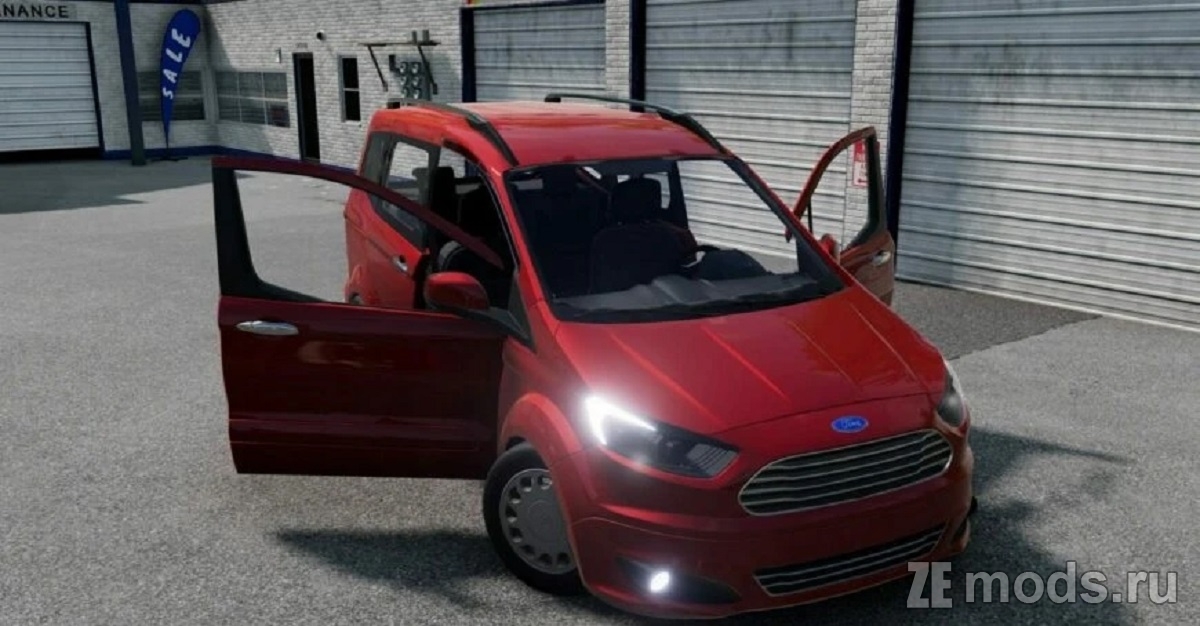 Ford Courier Tourneo (1.0) для BeamNG.drive