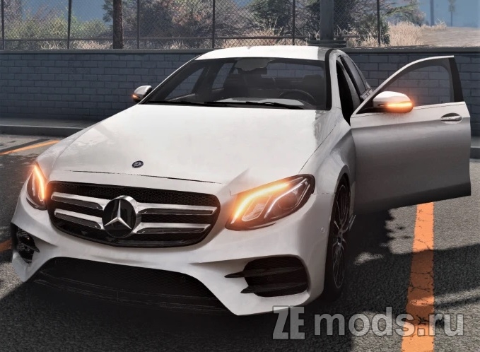 Мод Mercedes Benz E-Class W213 2016-2023 для BeamNG.drive