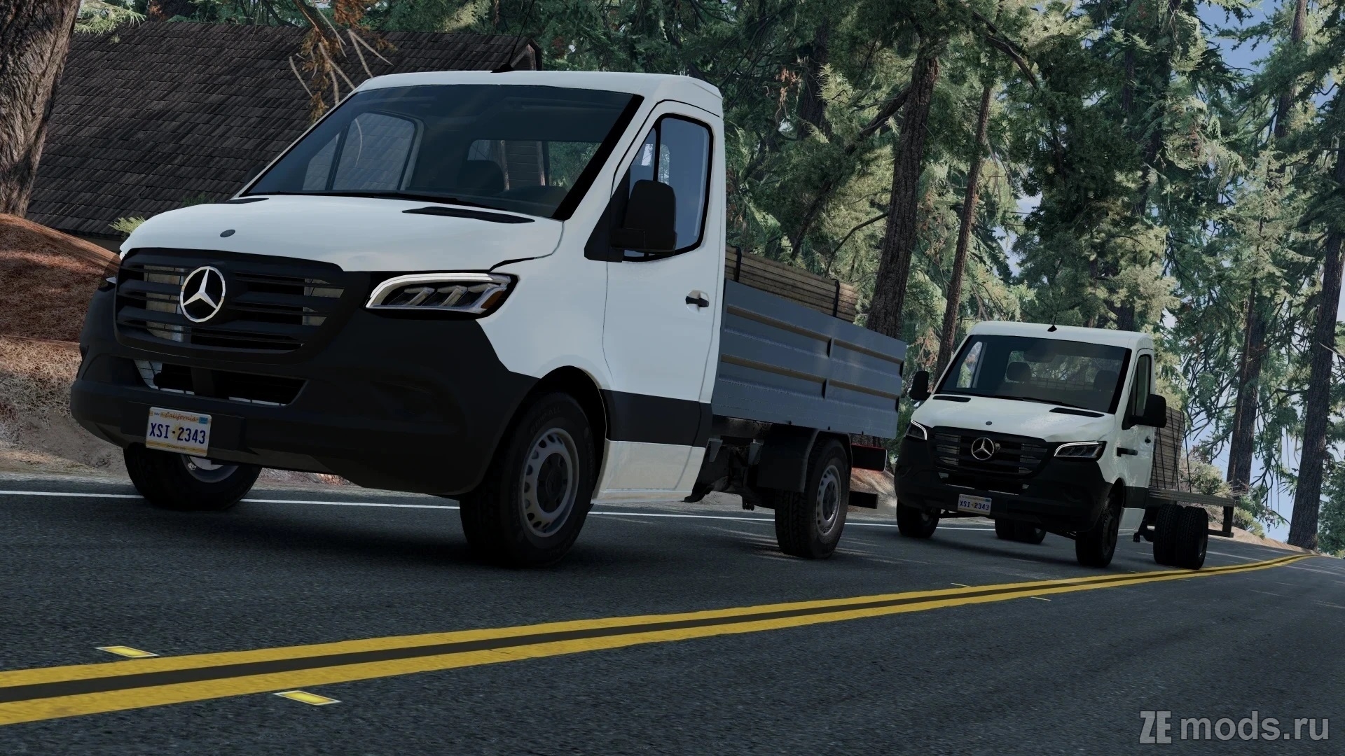 Мод Mercedes-Benz Sprinter 2020 Cargos (1.0) для BeamNG.drive