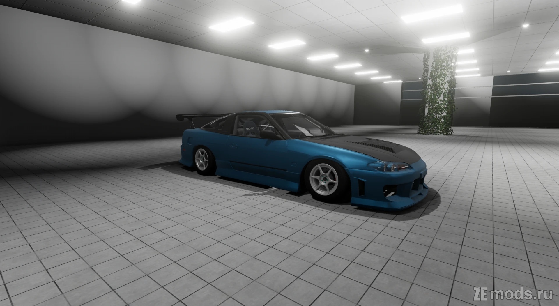 Мод Nissan 180sx/240sx High Detailed and Tunable (1.0) для BeamNG.drive