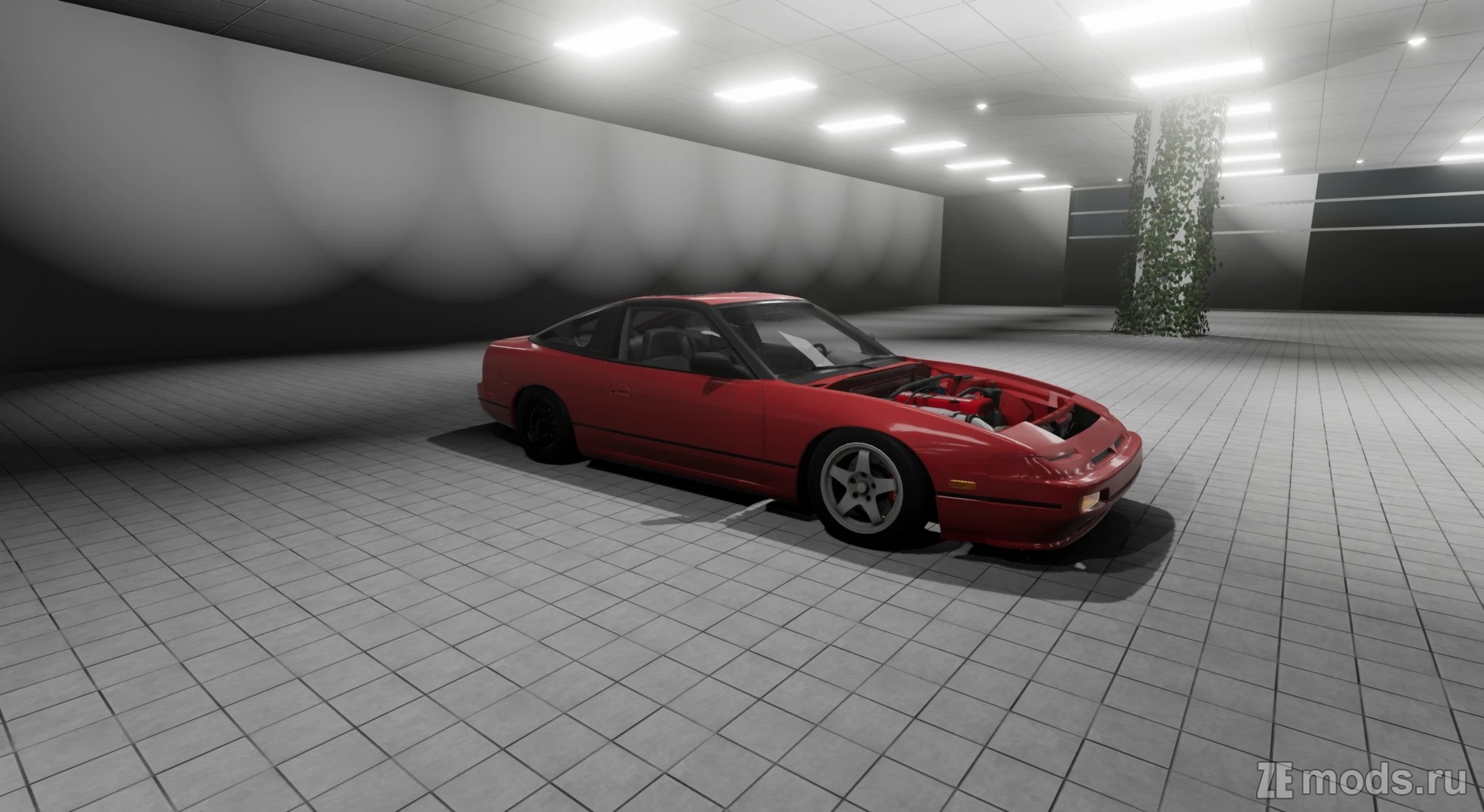 Мод Nissan 180sx/240sx High Detailed and Tunable (1.0) для BeamNG.drive