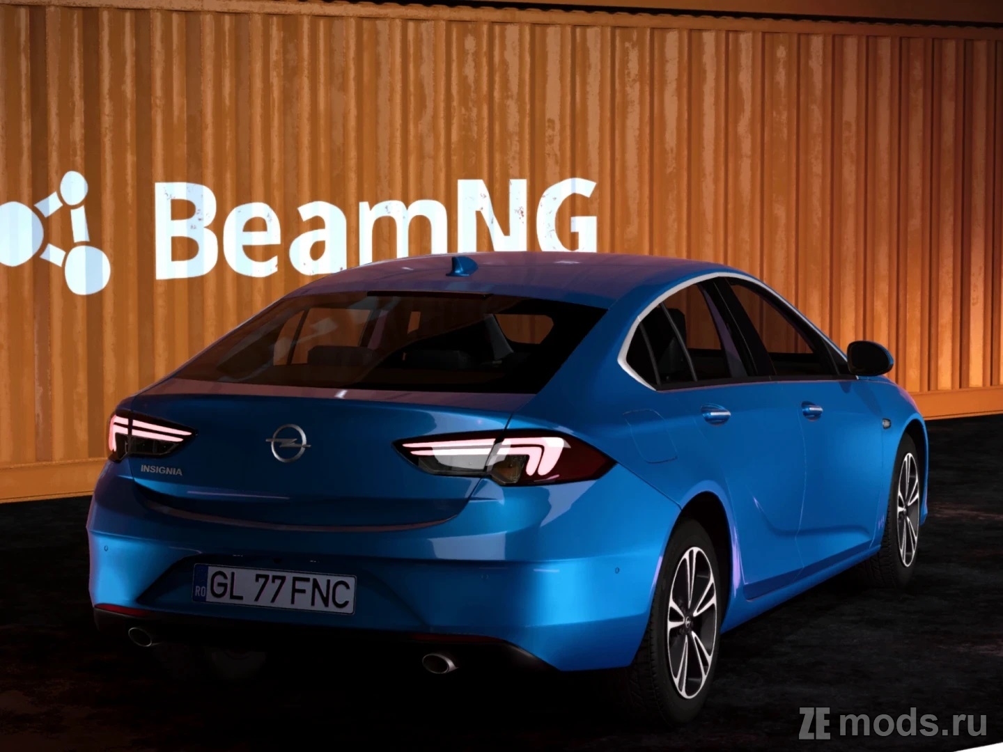 Мод Opel Insignia Z18 для BeamNG.drive