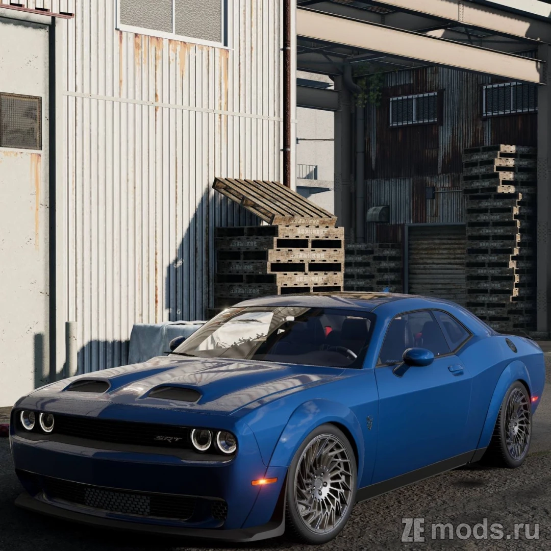 Dodge Challenger Hellcat для BeamNG.drive (0.32.x)