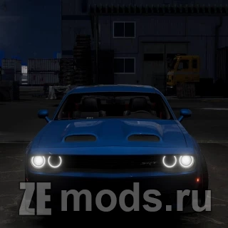 Мод Dodge Challenger Hellcat для BeamNG.drive (0.32.x)