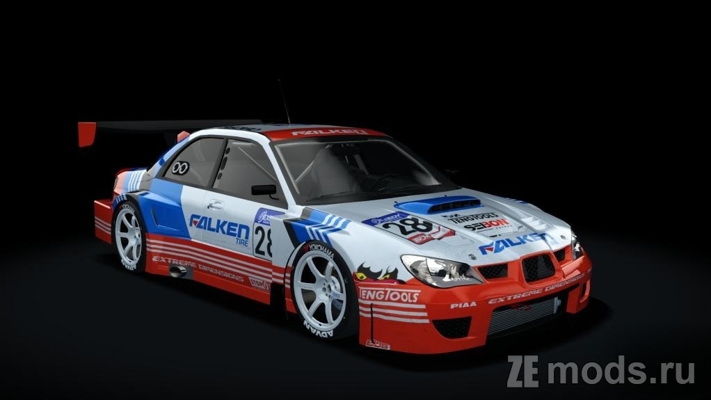 Мод Subaru Impreza Time Attack для Assetto Corsa