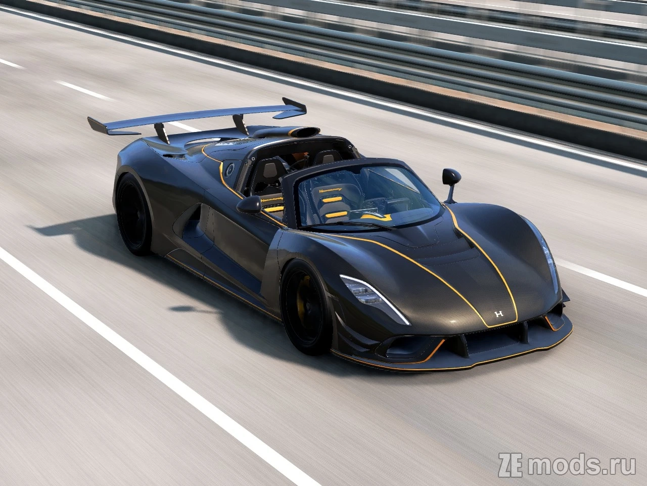 Мод Hennessey Venom F5 (1.2) для BeamNG.drive