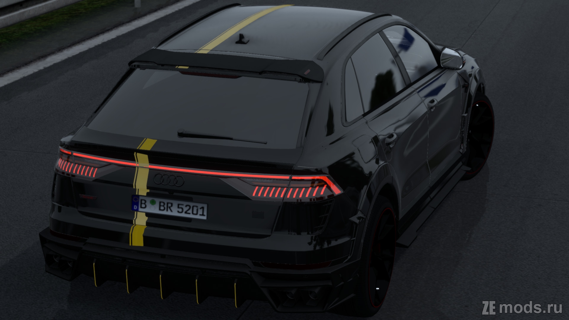 Audi RSQ8 Mansory 2024 (1.0) для Euro Truck Simulator 2 (1.50, 1.51)