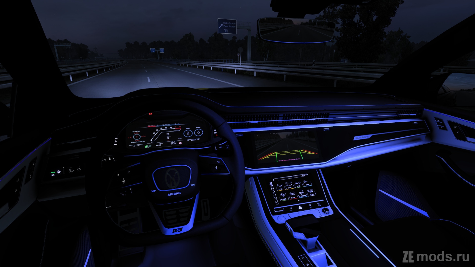 Audi RSQ8 Mansory 2024 (1.0) для Euro Truck Simulator 2 (1.50, 1.51)