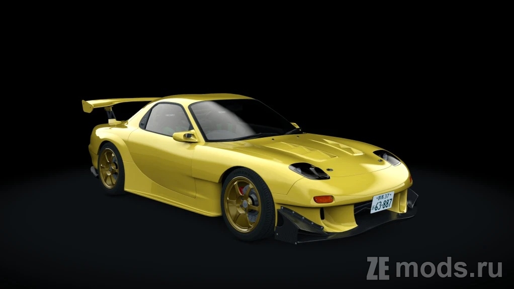 Мод Keisuke Takahashi's RX-7 FD (1.1) для Assetto Corsa