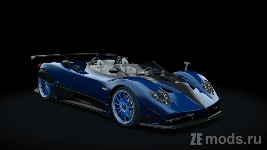 Мод Pagani Zonda HP Barchetta (1.1) для Assetto Corsa