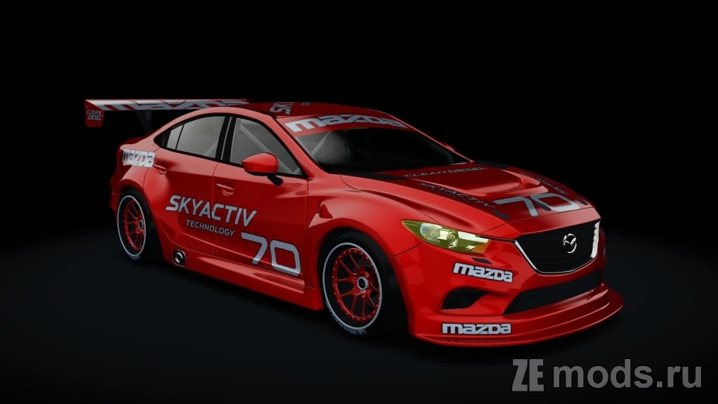 Мод Mazda 6 ALMS (1.1) для Assetto Corsa