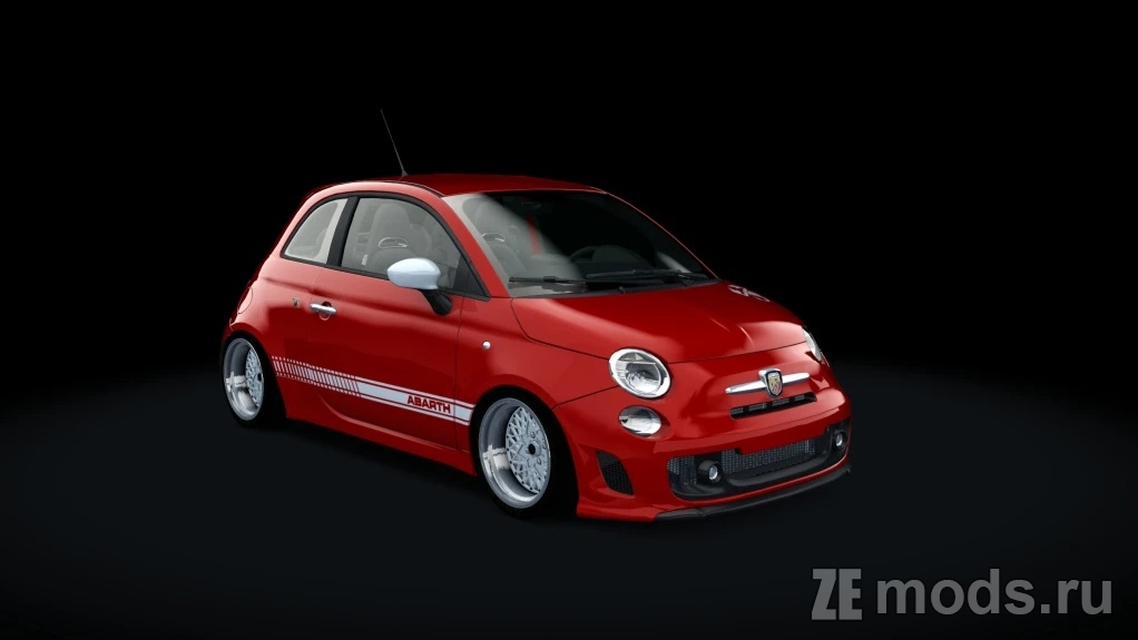 Мод Abarth 500 2008 (1.1) для Assetto Corsa