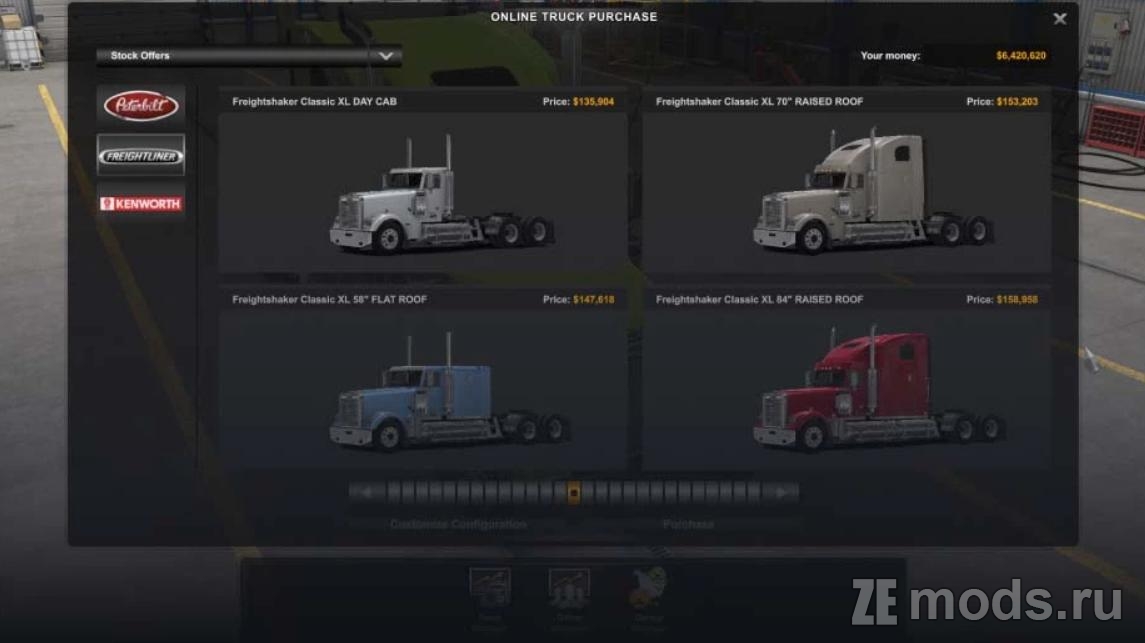 Мод Грузовик Freightshaker Classic Xl (8.9 1.51) для ATS