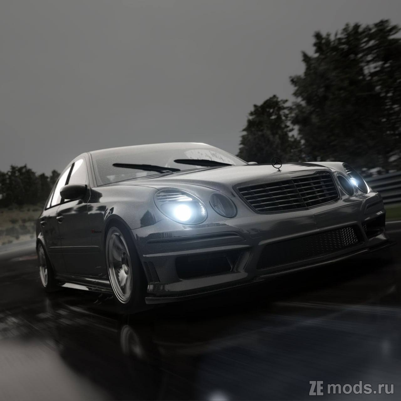 Mercedes-Benz E55 W211 для Assetto Corsa