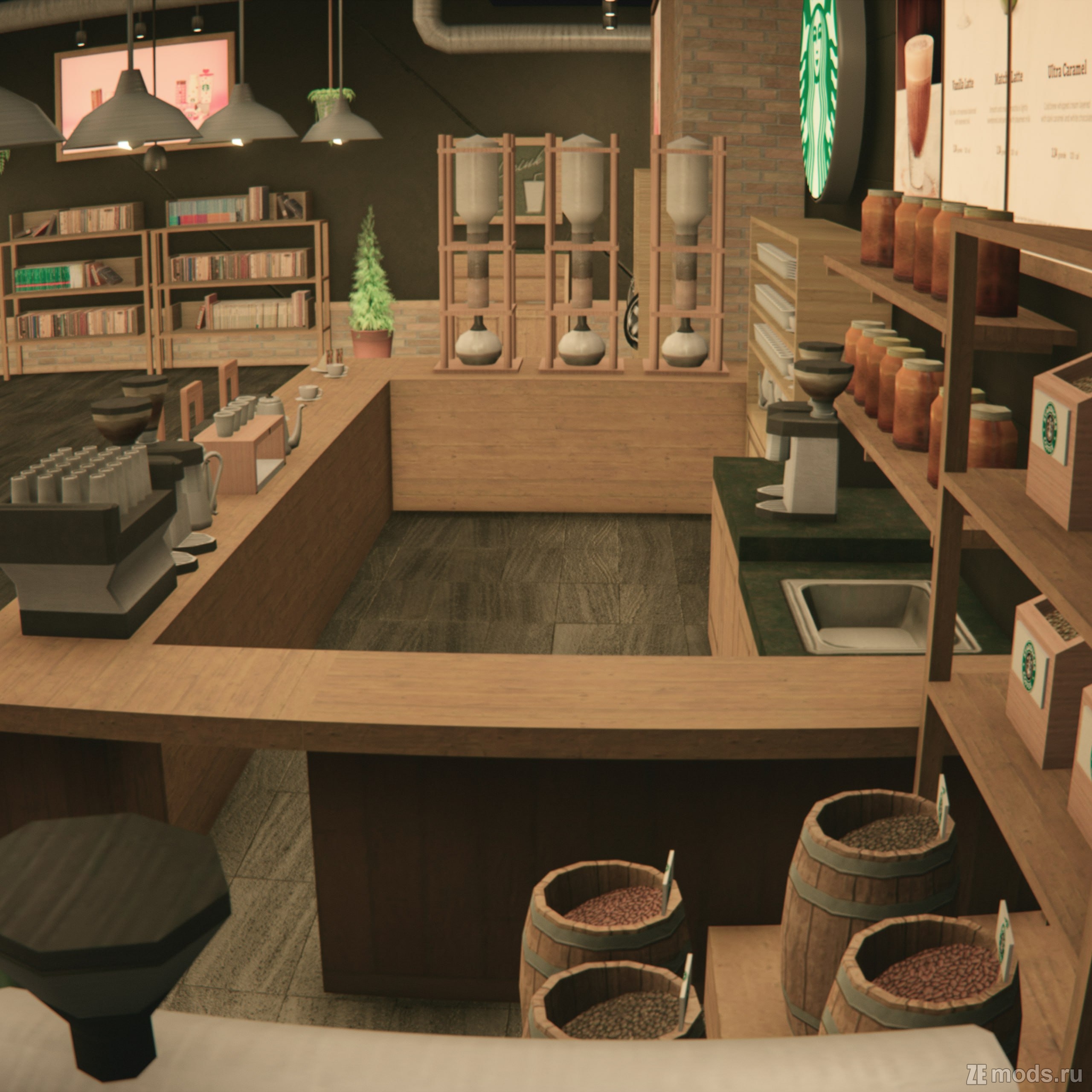 Карта "Starbucks" для Assetto Corsa