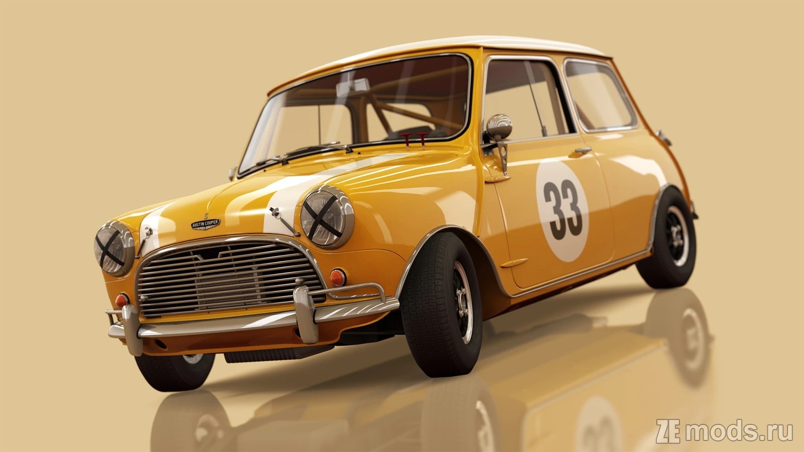 Мод Austin Mini Cooper S FIA App.K Historic Racing (2.12) для Assetto Corsa