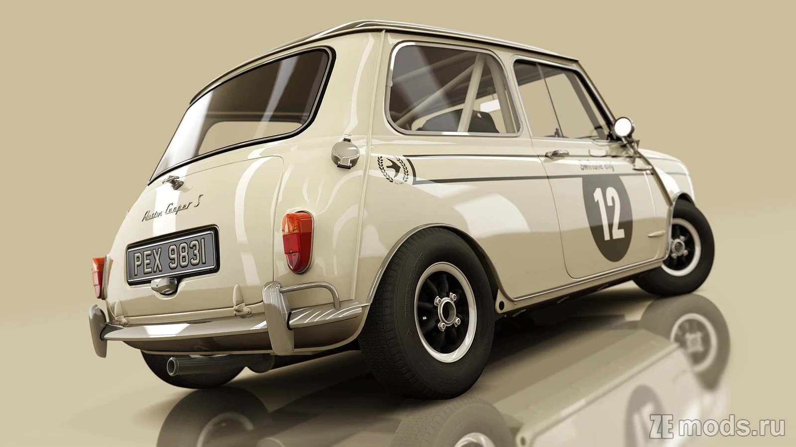 Мод Austin Mini Cooper S FIA App.K Historic Racing (2.12) для Assetto Corsa