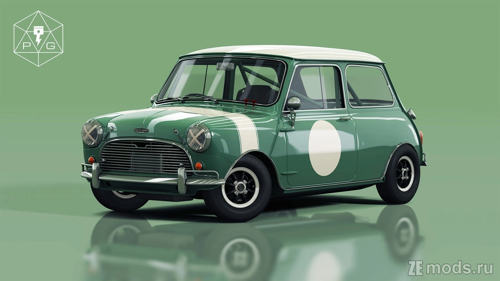 Austin Mini Cooper S FIA App.K Historic Racing (2.12) для Assetto Corsa