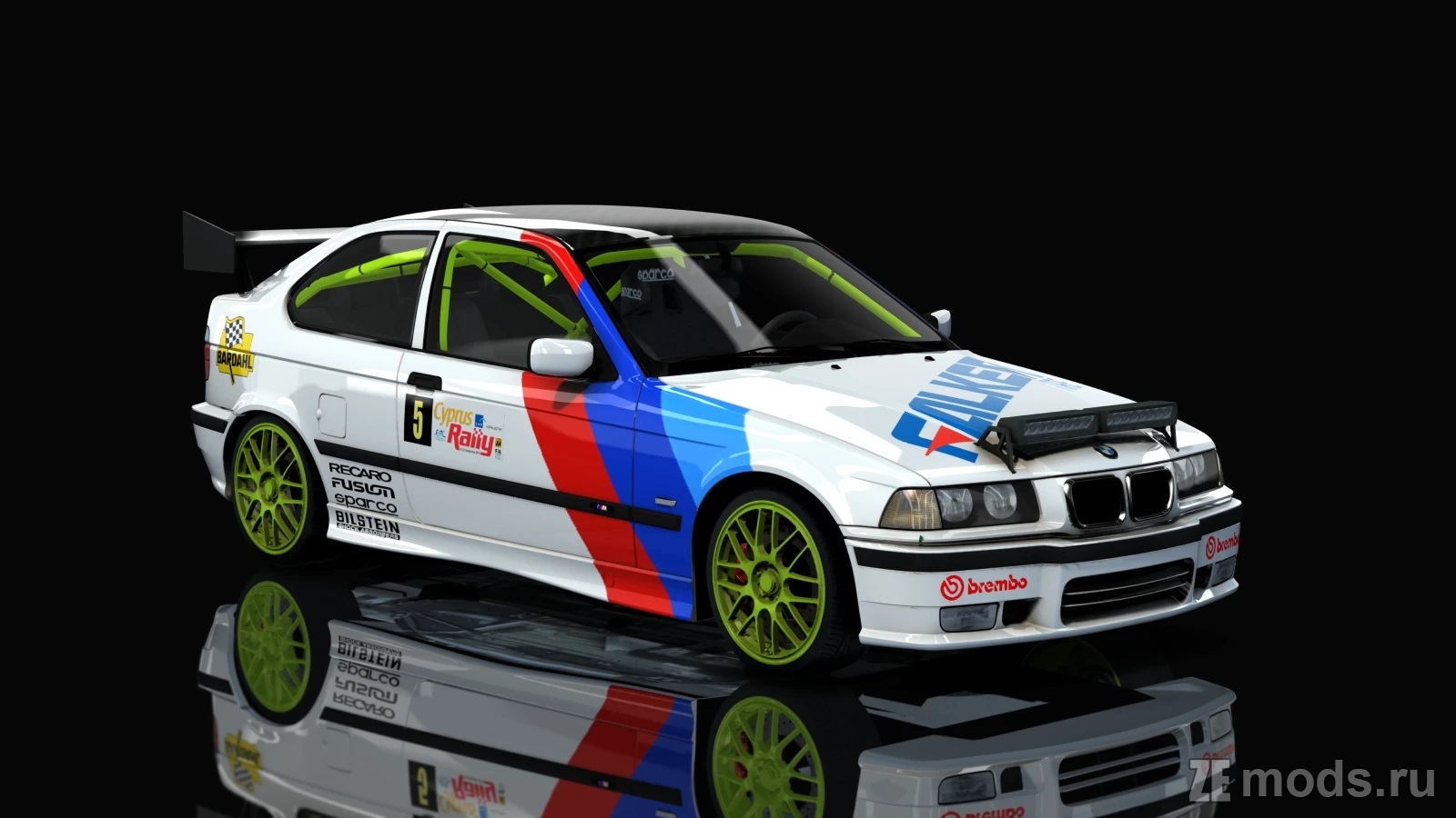 Мод GrA BMW E36 Compact 323 ti Rally GrA by Gr.Team (1.0) для Assetto Corsa