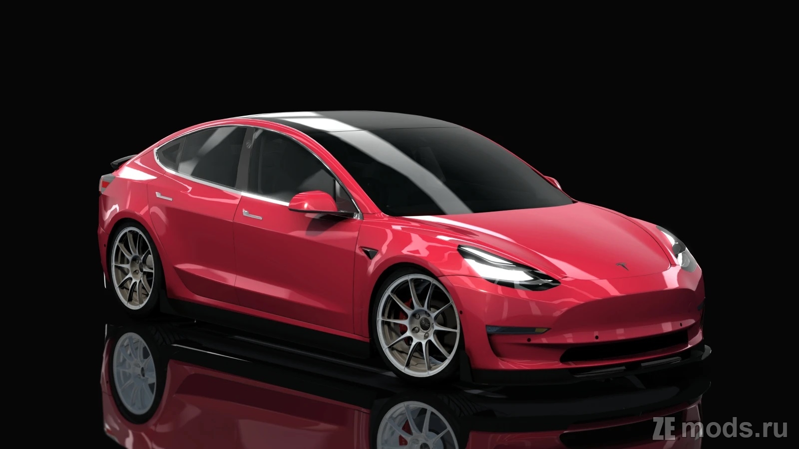 Мод Hothead21 Tesla Model 3 Custom для Assetto Corsa