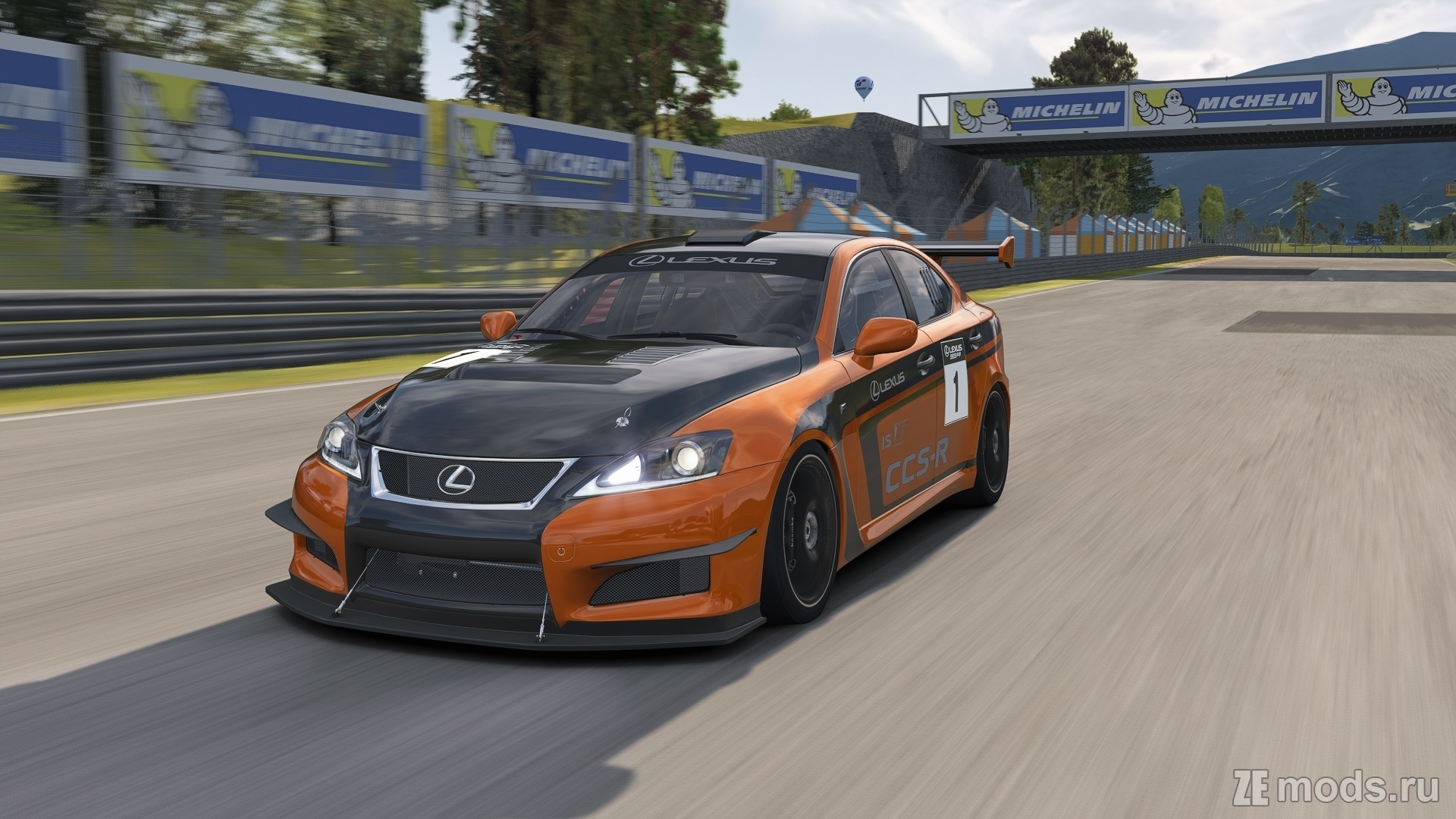 Мод Lexus IS F CCS-R 2011 для Assetto Corsa