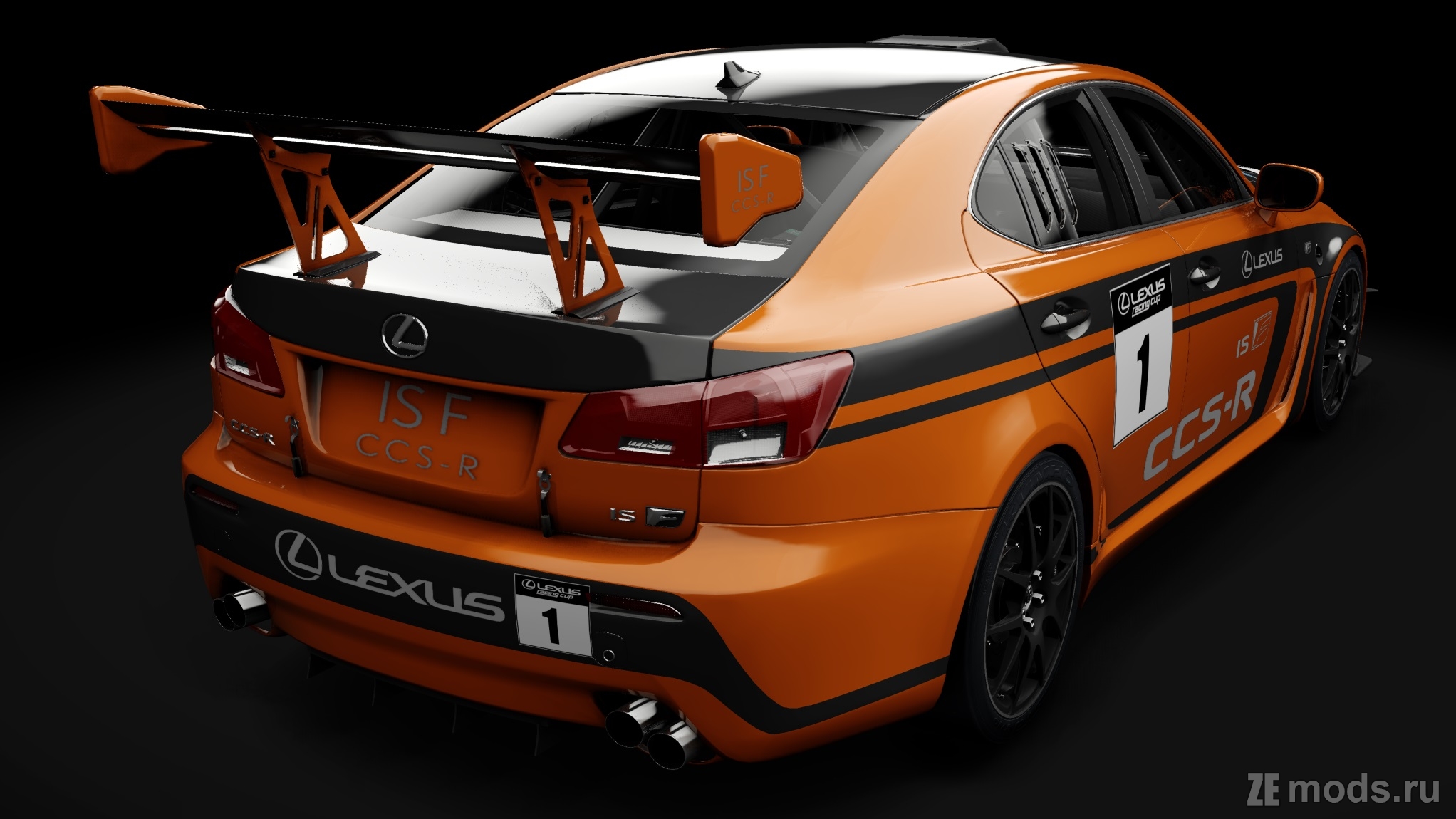 Мод Lexus IS F CCS-R 2011 для Assetto Corsa