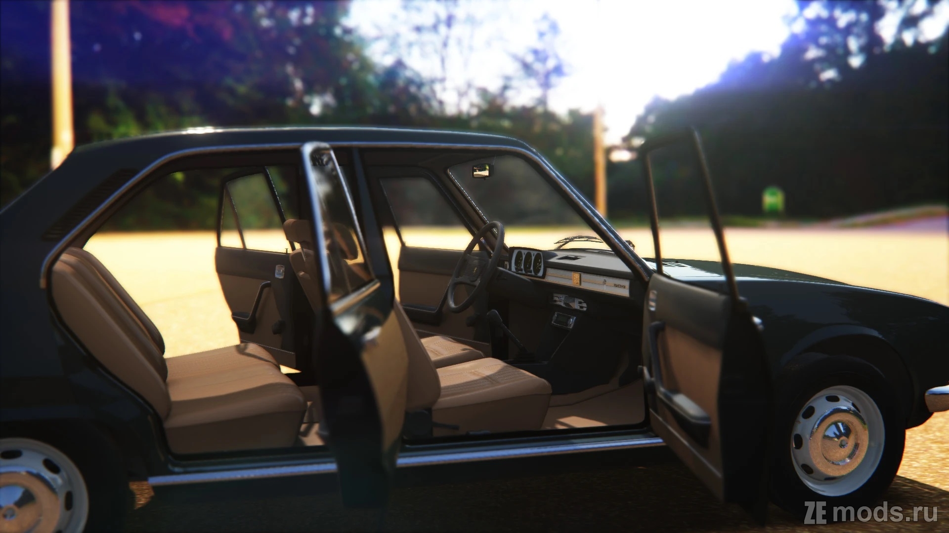 Мод Peugeot 504 (1.0.9) для Assetto Corsa