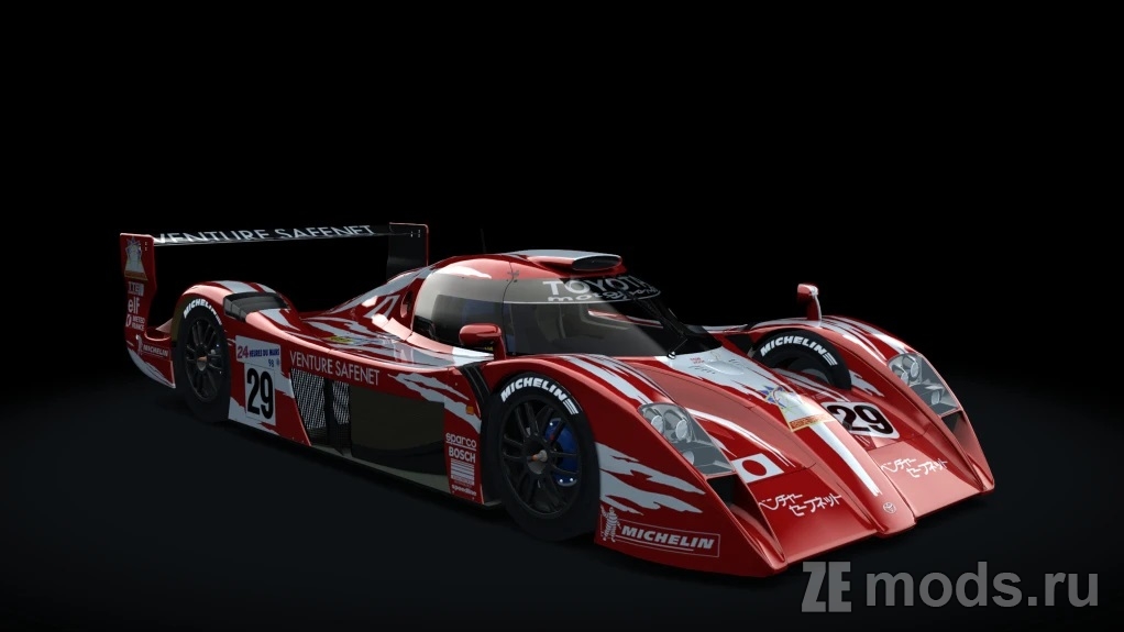 Мод Toyota GT-One TS020 (1.1) для Assetto Corsa