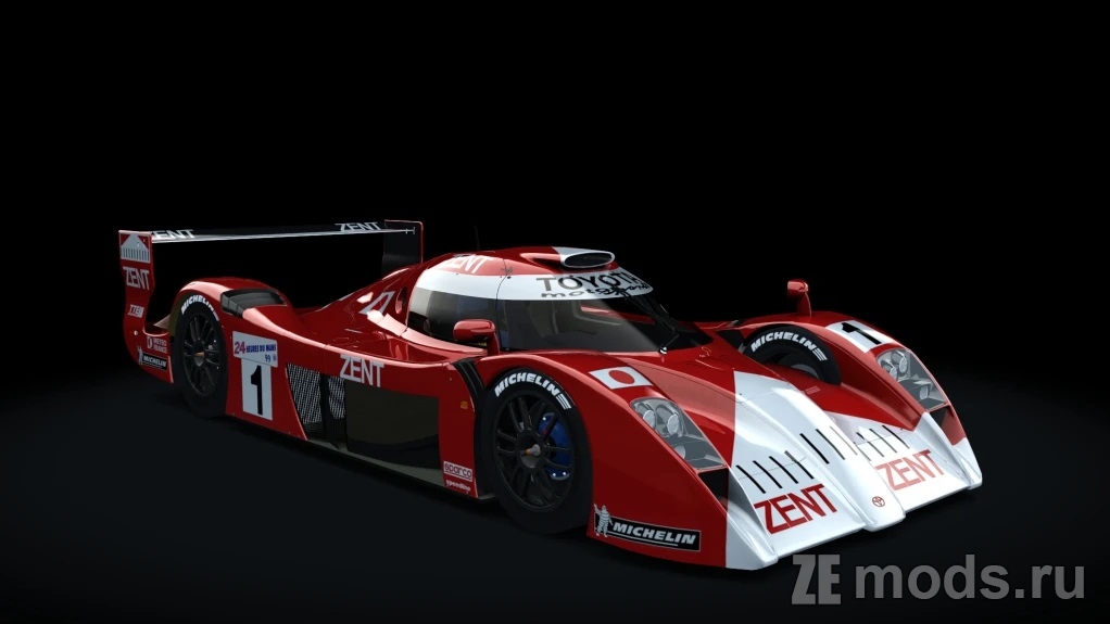 Мод Toyota GT-One TS020 (1.1) для Assetto Corsa