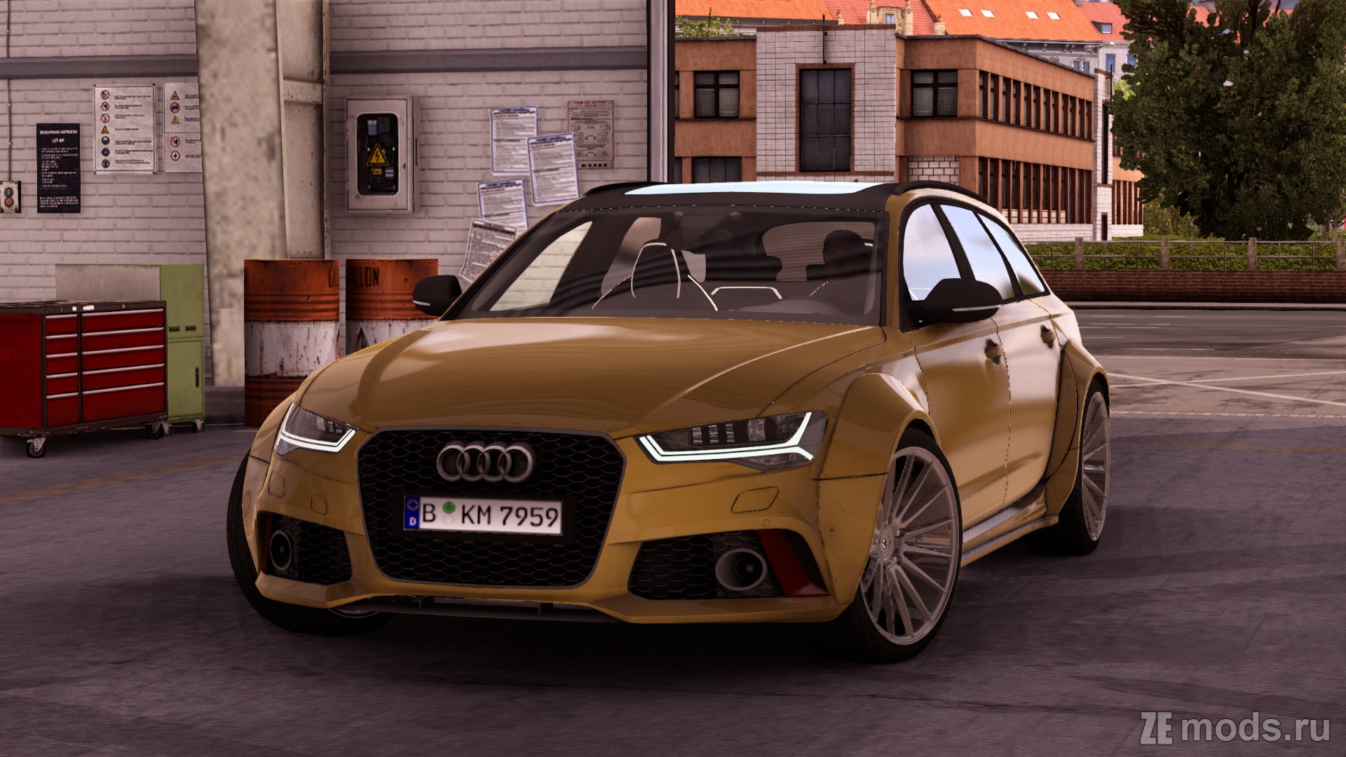 Мод Audi A6/S6/RS6 C7 Avant 2016 (1.5) для Euro Truck Simulator 2 (1.50, 1.51)