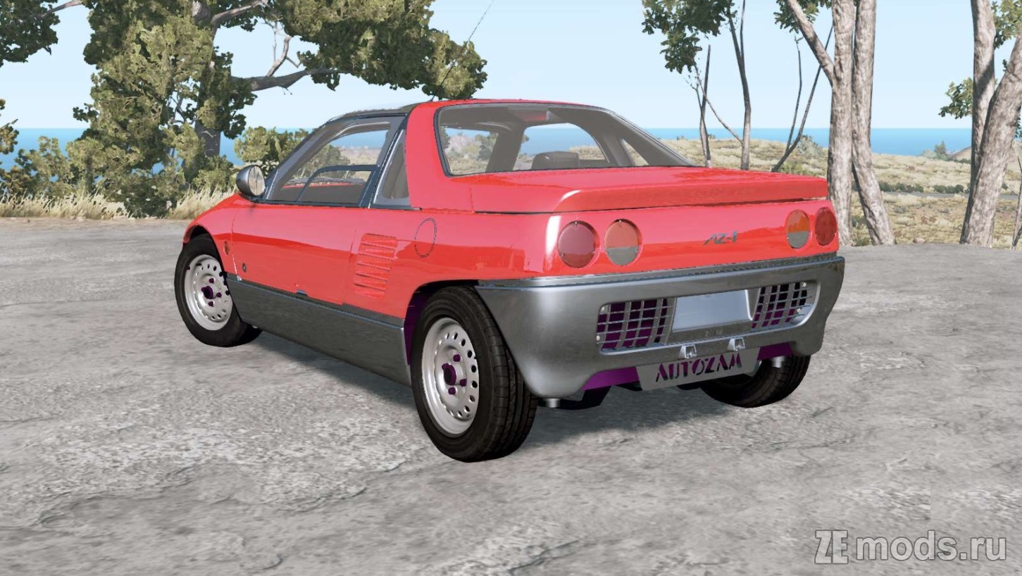 Мод Autozam AZ-1 (PG6SA) 1992 для BeamNG.drive