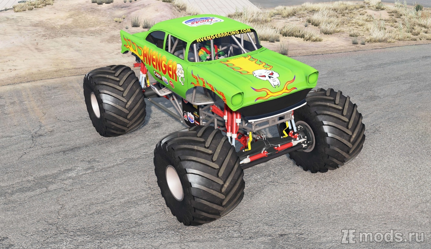 Мод CRC Monster Truck (2.0) для BeamNG.drive