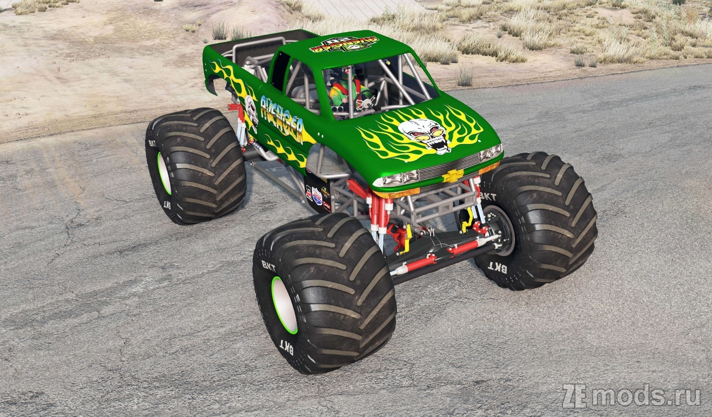 Мод CRC Monster Truck (2.0) для BeamNG.drive