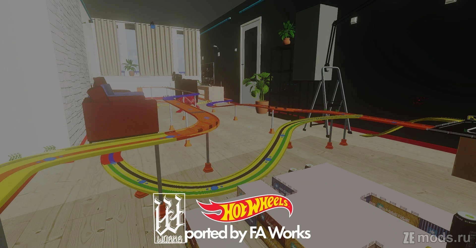 Карта FA Hot Wheels Racetrack для BeamNG.drive