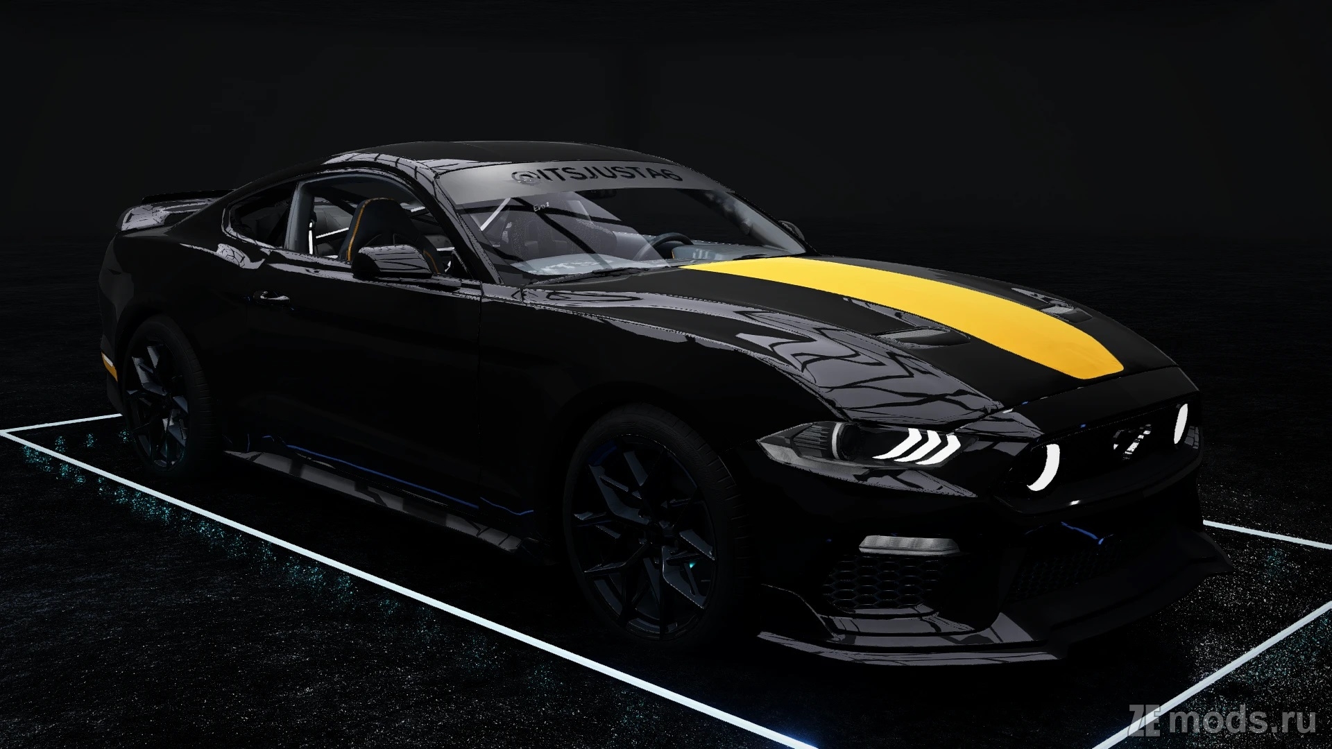 Мод Ford Mustang Test Version (1.0) для BeamNG.drive