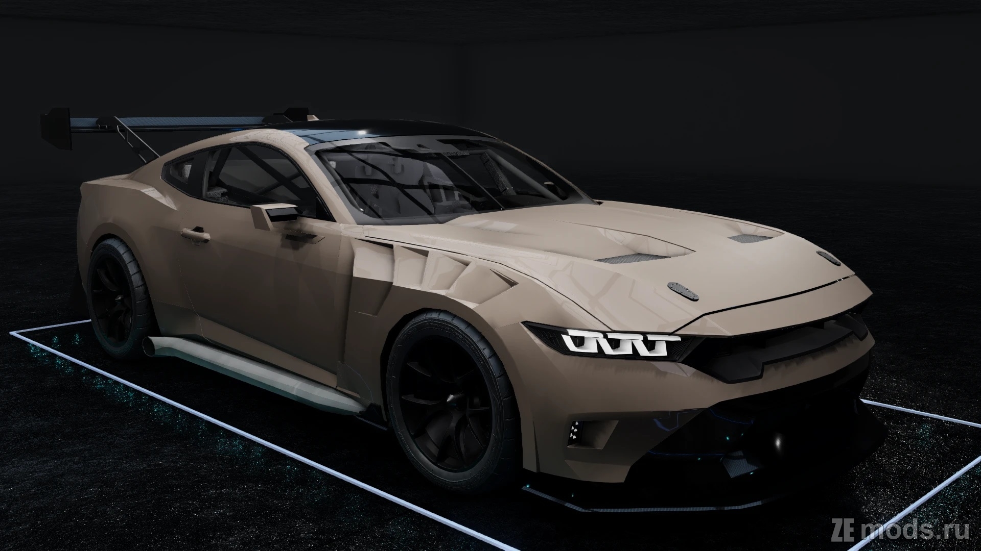 Мод Ford Mustang Test Version (1.0) для BeamNG.drive