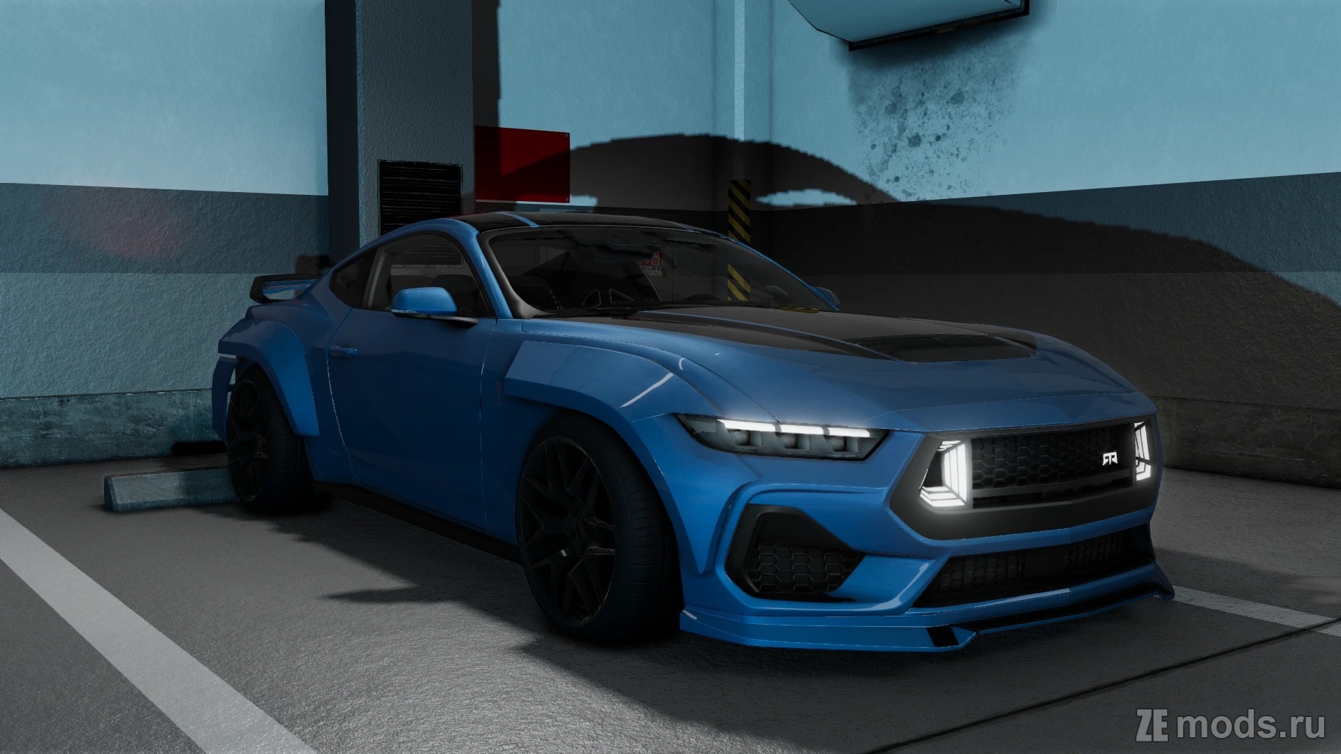 Мод Ford Mustang Test Version (1.0) для BeamNG.drive