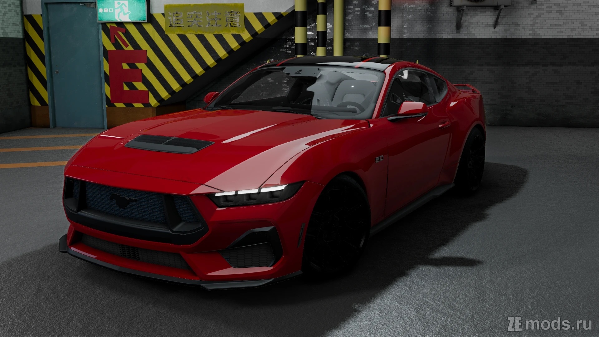 Ford Mustang Test Version (1.0) для BeamNG.drive